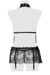 Set érotique robe dentelle, harnais et string - Grey Velvet Set érotique robe dentelle, harnais et string - Grey Velvet