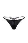 String ouvert à strass noir String ouvert à strass noir