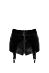 Short à jarretelles Glam F325 vinyle et wetlook Short à jarretelles Glam F325 vinyle et wetlook